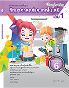 หนังสือเรียนรายวิชาพื้นฐานวิทยาศาสตร์และเทคโนโลยี ป.6 เล่ม 1